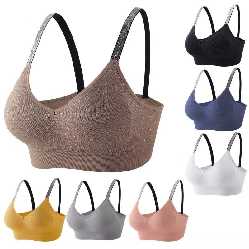 Quick Dry Padded Seamless Sport Bra for Women - Blue Force Sports