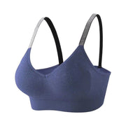 Quick Dry Padded Seamless Sport Bra for Women - Blue Force Sports