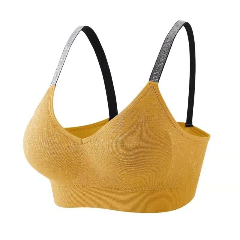Quick Dry Padded Seamless Sport Bra for Women - Blue Force Sports