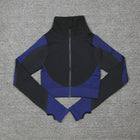 Women's Crop Top And Push Up Leggings - Blue Force Sports