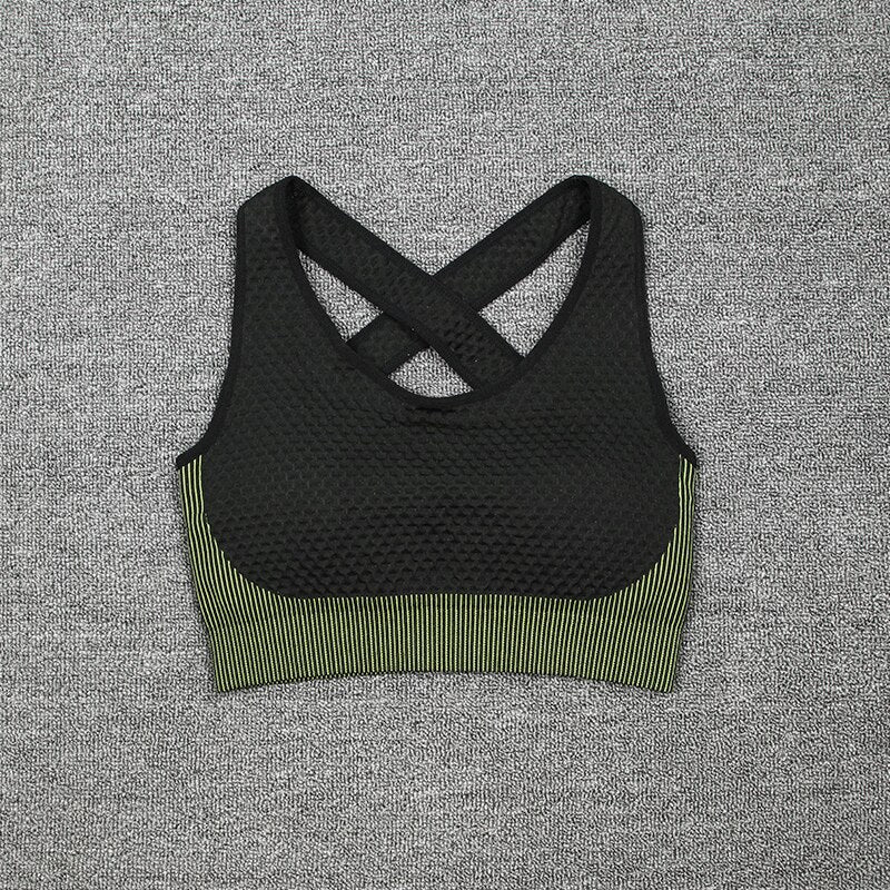 Women's Crop Top And Push Up Leggings - Blue Force Sports