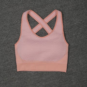Women's Crop Top And Push Up Leggings - Blue Force Sports