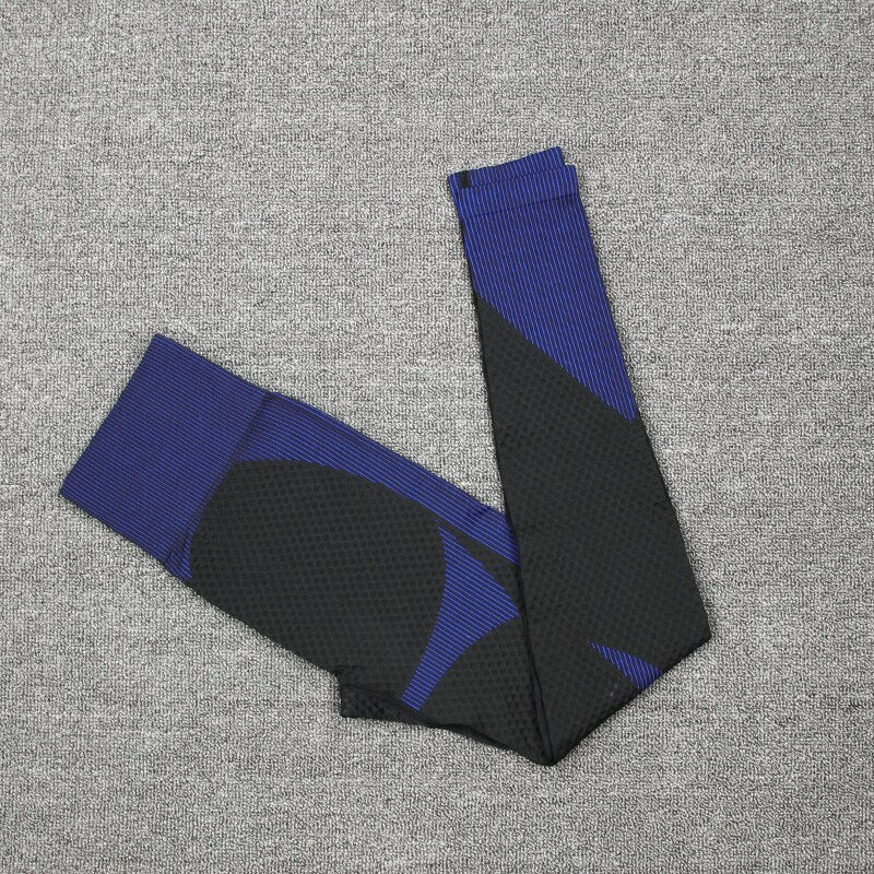 Women's Crop Top And Push Up Leggings - Blue Force Sports