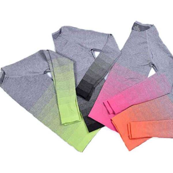 Women's Breathable Gradient Quick Dry Top - Blue Force Sports