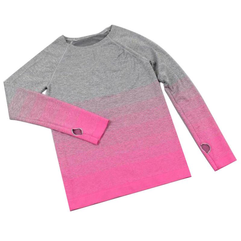 Women's Breathable Gradient Quick Dry Top - Blue Force Sports