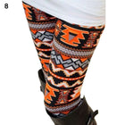 Women's High Waisted Leggings with Christmas Print - Blue Force Sports