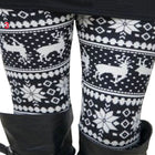 Women's High Waisted Leggings with Christmas Print - Blue Force Sports