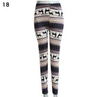 Women's High Waisted Leggings with Christmas Print - Blue Force Sports