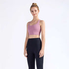 Women's Breathable Nylon Yoga Bra - Blue Force Sports