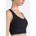 Women's Breathable Nylon Yoga Bra - Blue Force Sports