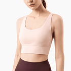 Women's Breathable Nylon Yoga Bra - Blue Force Sports