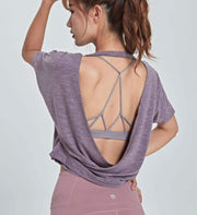 Women's Swing Back Sports Top - Blue Force Sports