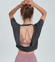 Women's Swing Back Sports Top - Blue Force Sports