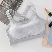 Women's Cotton Padded Sports Bra - Blue Force Sports