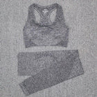 Women's Seamless Fitness Clothing Set - Blue Force Sports