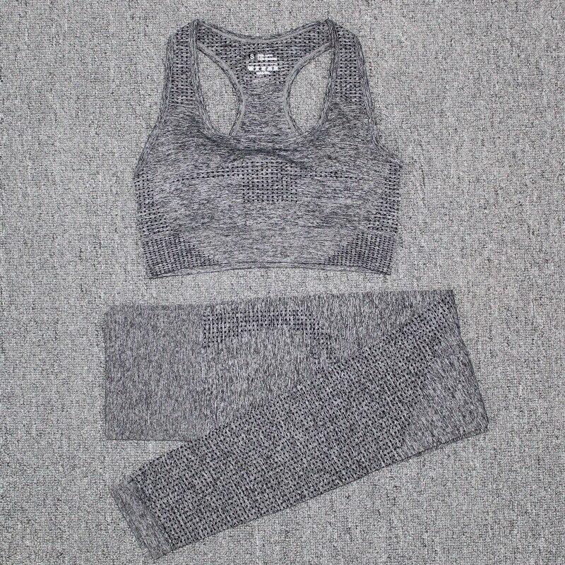 Women's Seamless Fitness Clothing Set - Blue Force Sports