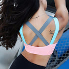 Women's Compression Sports Crop Top - Blue Force Sports
