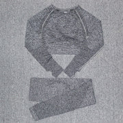 Women's Seamless Fitness Clothing Set - Blue Force Sports