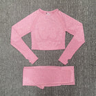 Women's Seamless Fitness Clothing Set - Blue Force Sports