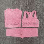 Women's Seamless Fitness Clothing Set - Blue Force Sports
