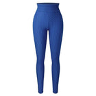 Women's Ruched Push-Up High Waisted Yoga Pants - Blue Force Sports