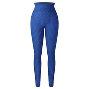 Women's Ruched Push-Up High Waisted Yoga Pants - Blue Force Sports