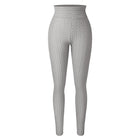 Women's Ruched Push-Up High Waisted Yoga Pants - Blue Force Sports