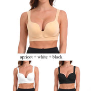 Women's Yoga Wireles Seamless Push Up Bra - Blue Force Sports
