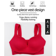 Women's Yoga Wireles Seamless Push Up Bra - Blue Force Sports