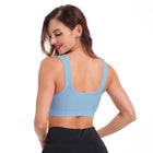 Women's Yoga Wireles Seamless Push Up Bra - Blue Force Sports