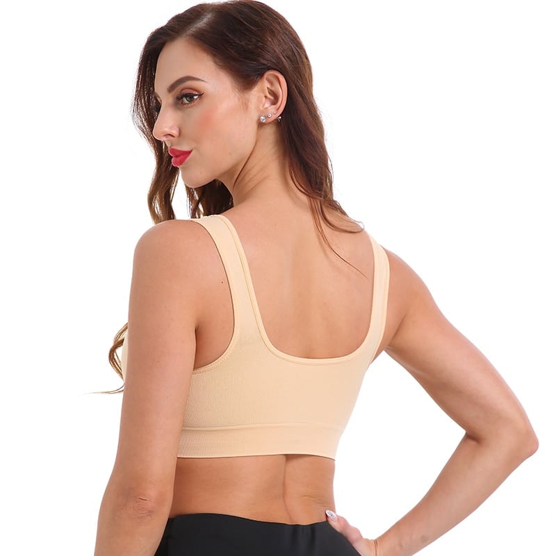 Women's Yoga Wireles Seamless Push Up Bra - Blue Force Sports