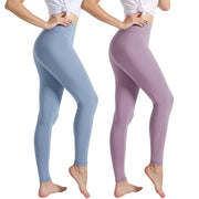 Women's Push Up Plain Leggings - Blue Force Sports