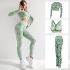Yoga Seamless Camouflage Printed Sportswear for Women - Blue Force Sports