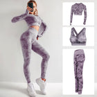 Yoga Seamless Camouflage Printed Sportswear for Women - Blue Force Sports