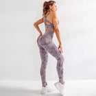 Yoga Seamless Camouflage Printed Sportswear for Women - Blue Force Sports