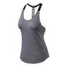 Women's Fitness Sleeveless T-Shirt - Blue Force Sports