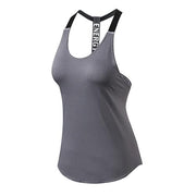 Women's Fitness Sleeveless T-Shirt - Blue Force Sports