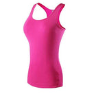 Women's Fitness Sleeveless T-Shirt - Blue Force Sports