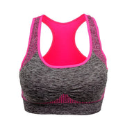 Woman's Padded Push Up Sports Bra - Blue Force Sports