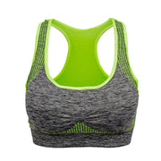 Woman's Padded Push Up Sports Bra - Blue Force Sports