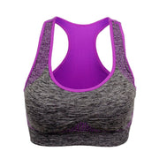 Woman's Padded Push Up Sports Bra - Blue Force Sports