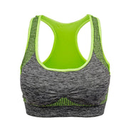 Woman's Padded Push Up Sports Bra - Blue Force Sports