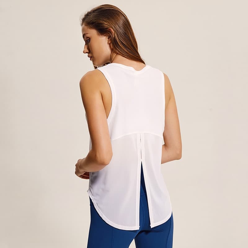 Women's Loose Fitness Tank Top - Blue Force Sports