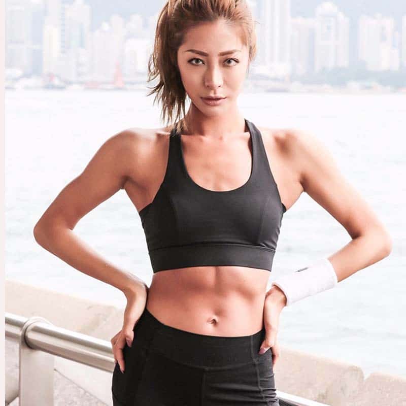 Women's Push-Up Running Bra - Blue Force Sports