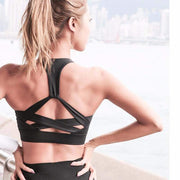 Women's Push-Up Running Bra - Blue Force Sports