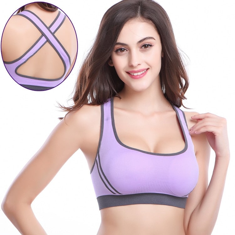 Women's Breathable Sports Bra - Blue Force Sports