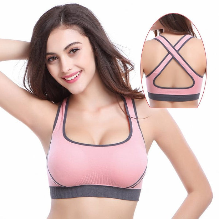 Women's Breathable Sports Bra - Blue Force Sports