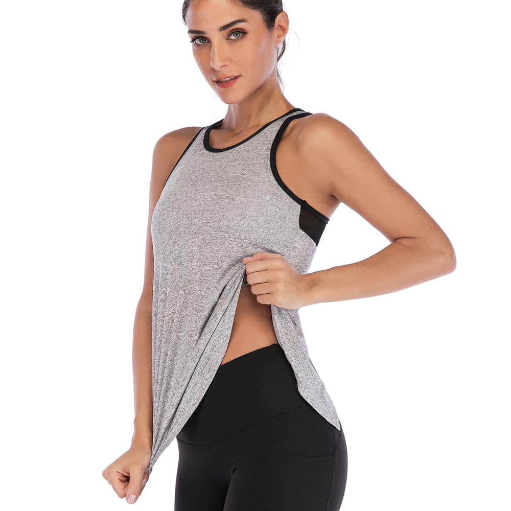Polyester / Spandex Fitness Tank - Blue Force Sports
