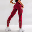 High Waist Push Up Leggings for Women - Blue Force Sports