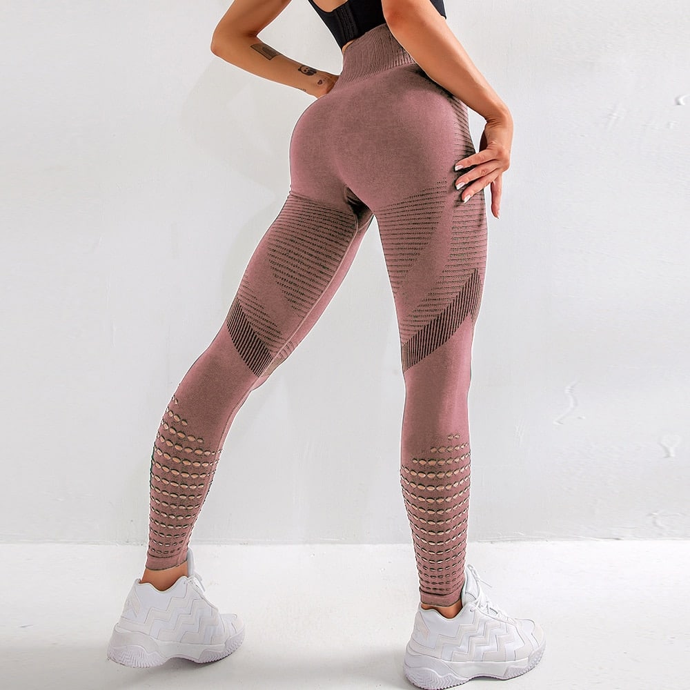 High Waist Push Up Leggings for Women - Blue Force Sports
